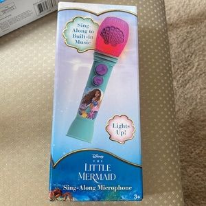Disney, the little mermaid, sing-along microphone light up nib